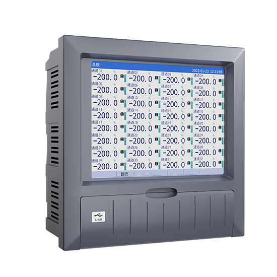 伟德国际victor1946MIK-R8000D 1-40路 10.4英寸 彩屏 无纸记录仪 USB