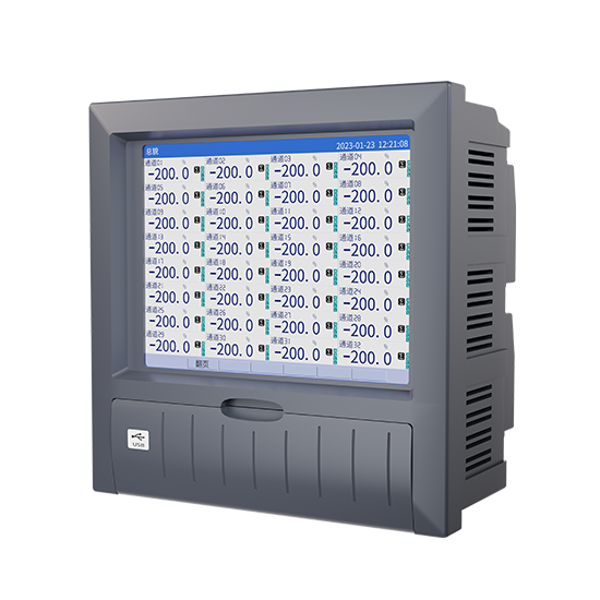 伟德国际victor1946MIK-R8000D 1-40路 10.4英寸 彩屏 无纸记录仪 USB