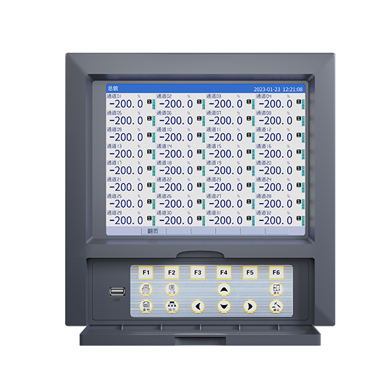 伟德国际victor1946MIK-R8000D 1-40路 10.4英寸 彩屏 无纸记录仪 USB