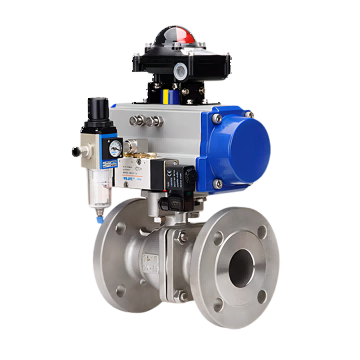 伟德国际victor1946-气动法兰球阀 流体控制